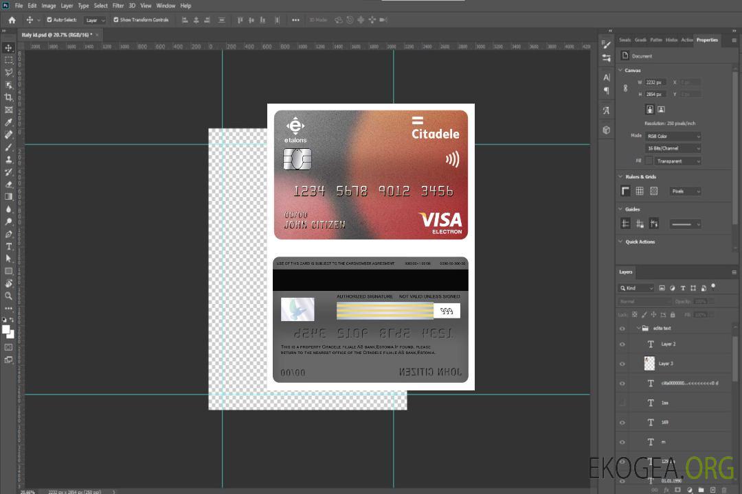 Carte électronique visa bancaire Estonie Citadele Filiale AS template Carte électronique visa bancaire Estonie Citadele Filiale AS template